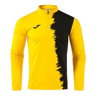 Joma Longsleeve Picacho City Sweatshirt (1/4 Zamek, wytrzymały, wygodny krój) żółty/czarny mężczyźni