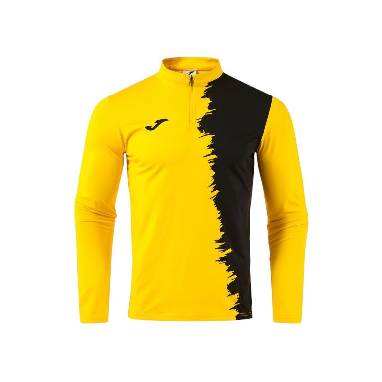 Joma Longsleeve Picacho City Sweatshirt (1/4 Zamek, wytrzymały, wygodny krój) żółty/czarny mężczyźni