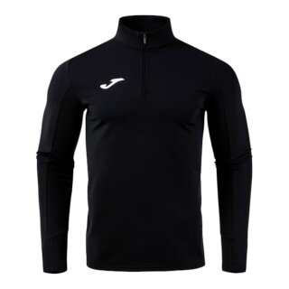 Joma Koszulka do biegania z długim rękawem Combi Pro (Bluza, Half-Zip) czarna Męska