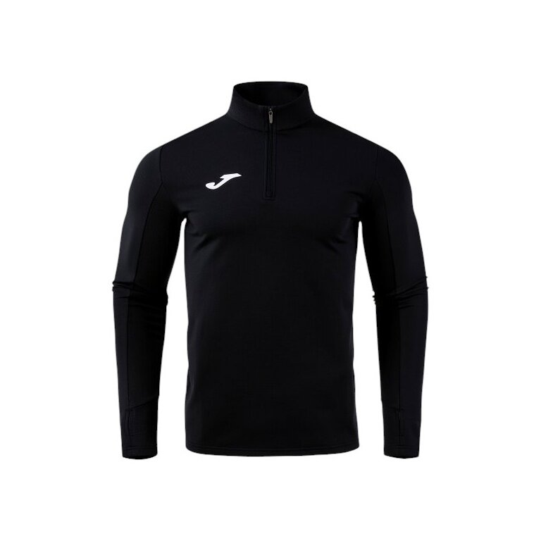 Joma Koszulka do biegania z długim rękawem Combi Pro (Bluza, Half-Zip) czarna Męska