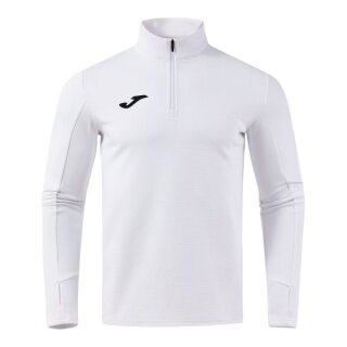 Joma Koszulka do biegania z długim rękawem Combi Pro (Bluza, Zamek półokrągły) biała Mężczyźni