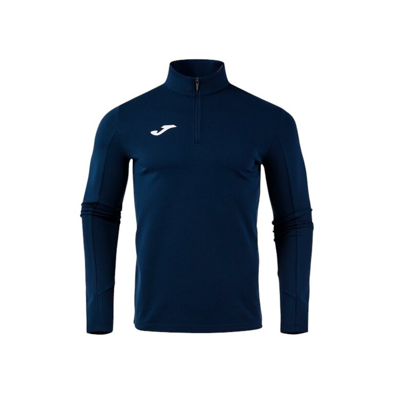 Joma Koszulka biegowa z długim rękawem Combi Pro (Bluza, Zamek półokrągły) granatowa Męska