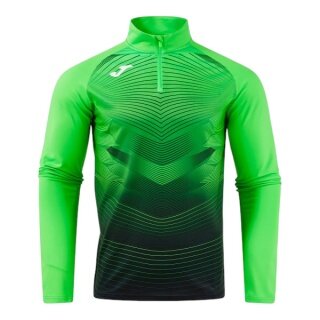 Joma Koszulka długorękawowa Elite XII Sweatshirt (optymalna swoboda ruchów, 1/4 Zamek) zielona Męska