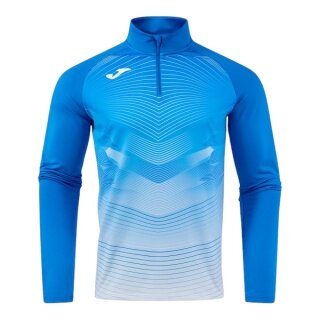 Joma koszulka długorękawowa Elite XII z suwakiem 1/4 (optymalna swoboda ruchów) niebieska męska
