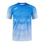 Joma Koszulka biegowa Elite XII (technologia micro-mesh, oddychająca) niebieska męska