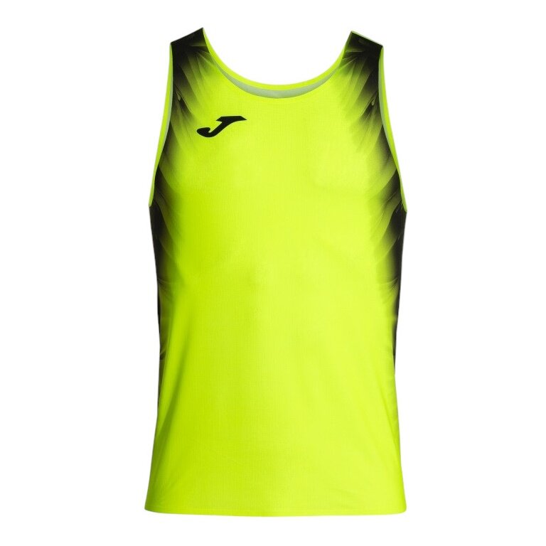 Joma Tank Top Biegowy Elite XI (bez rękawów) fluogelb/czarny dla mężczyzn