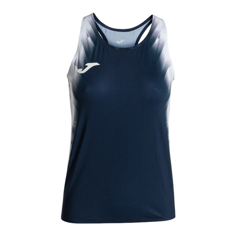 Joma Tank Top Biegowe Elite XI (bez rękawów) granatowo/białe Damskie