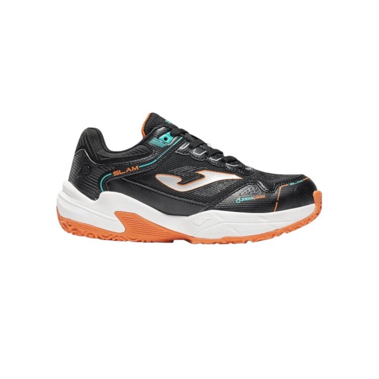 Joma buty do padla Slam JR 2601 czarne/pomarańczowe dziecięce
