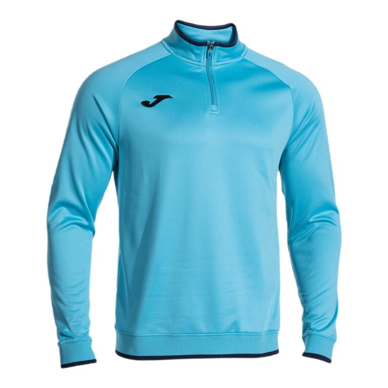 Joma Pullover Combi Premium Sweatshirt (pół-zamek, stójka) niebieski/granatowy mężczyźni