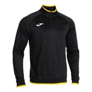 Joma Pullover Combi Premium Sweatshirt (pół-zamek, stójka) czarny/żółty męski