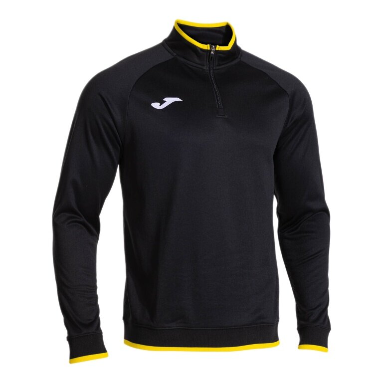 Joma Pullover Combi Premium Sweatshirt (pół-zamek, stójka) czarny/żółty męski