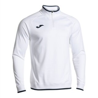 Joma Pullover Combi Premium Sweatshirt (pół-zamek, stójka) biały/granatowy mężczyźni