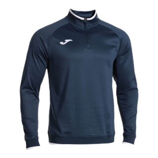 Joma Pullover Combi Premium Sweatshirt (pół-zamek, stójka) granatowy/biały męski