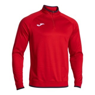 Joma Pullover Combi Premium Sweatshirt (pół-zamek, stójka) czerwony/navy niebieski mężczyźni