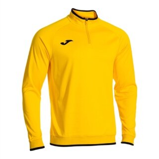 Joma Pullover Combi Premium Sweatshirt (pół-zamek, stójka) żółty/czarny męski