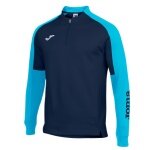 Joma Pullover Eco Championship Sweatshirt (Zamek błyskawiczny, wysoki komfort noszenia) granatowy/turkusowy męski