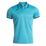 Joma Sport-Polo Combi Premium (komfortowy krój, oddychający) turkusowo-niebieski męski