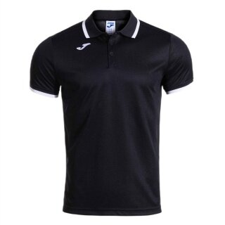 Joma Sport-Polo Combi Premium (komfortowy krój, oddychający) czarny/biały męski