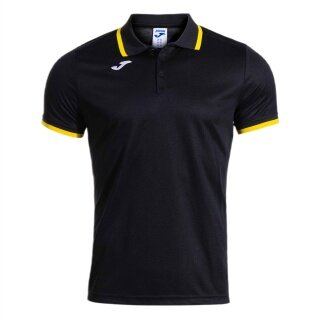 Joma Sport-Polo Combi Premium (komfortowy krój, oddychający) czarny/żółty męski
