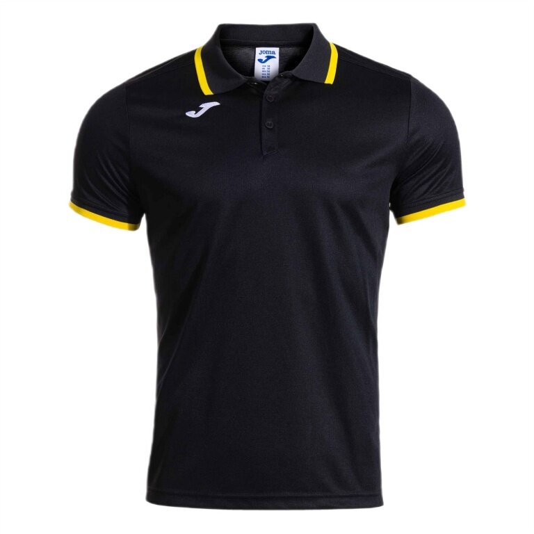 Joma Sport-Polo Combi Premium (komfortowy krój, oddychający) czarny/żółty męski