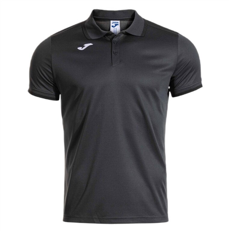 Joma Sport-Polo Combi Premium (komfortowy krój, oddychający) antracytowy męski