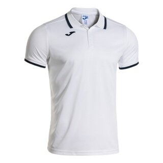Joma Sport-Polo Combi Premium (komfortowy krój, oddychający) biały/granatowy męski