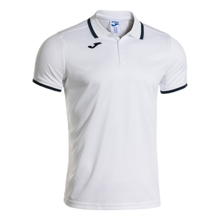 Joma Sport-Polo Combi Premium (komfortowy krój, oddychający) biały/granatowy męski