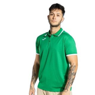 Joma Sport-Polo Combi Premium (komfortowy krój, oddychający) zielony/biały męski