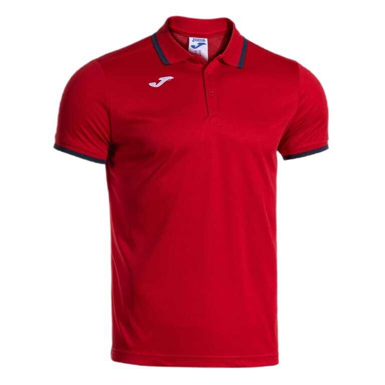 Joma Sport-Polo Combi Premium (komfortowy krój, oddychający) czerwony/navy mężczyźni