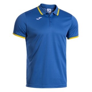 Joma Sport-Polo Combi Premium (komfortowy krój, oddychający) niebiesko-żółty męski