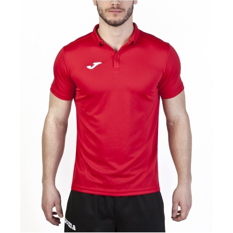 Joma Sport-Polo Hobby (przyjemne uczucie noszenia) czerwony mężczyźni