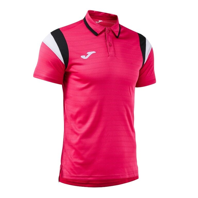 Joma Sport-Polo Terra (lekki, oddychający) różowy/czarny męski