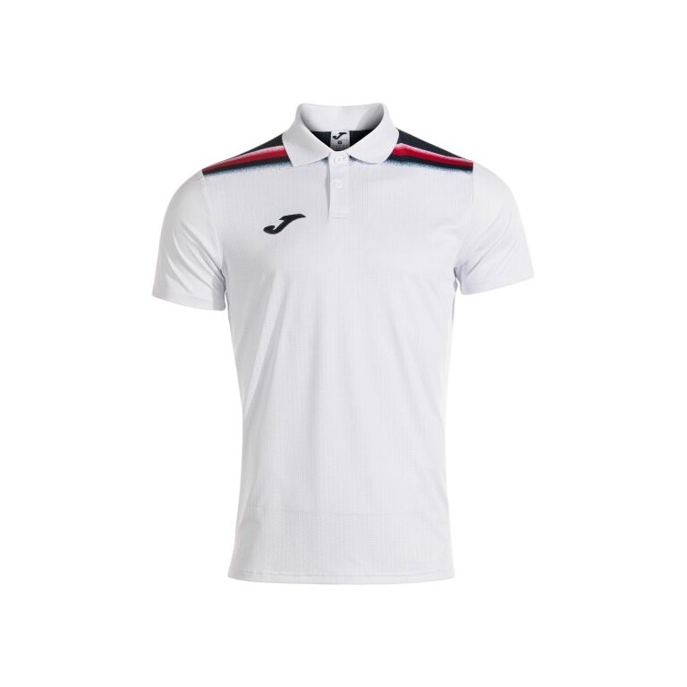 Joma Sport-Polo Toledo II (elastyczny i lekki materiał) biały męski