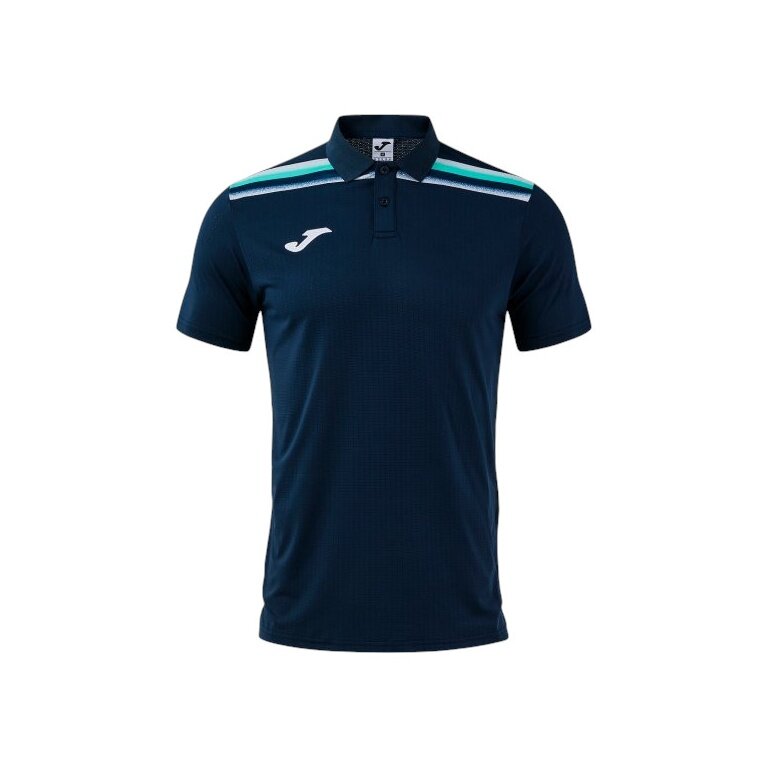 Joma Sport-Polo Toledo II (elastyczny i lekki materiał) ciemnoniebieski męski