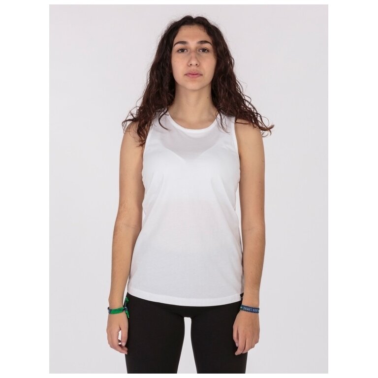 Joma Sport-Tank Top Oasis (100% bawełna) białe damskie