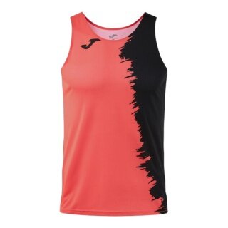 Joma Sport-Tank Top Picacho City (lekki, elastyczny materiał) koralowy/czarny mężczyźni