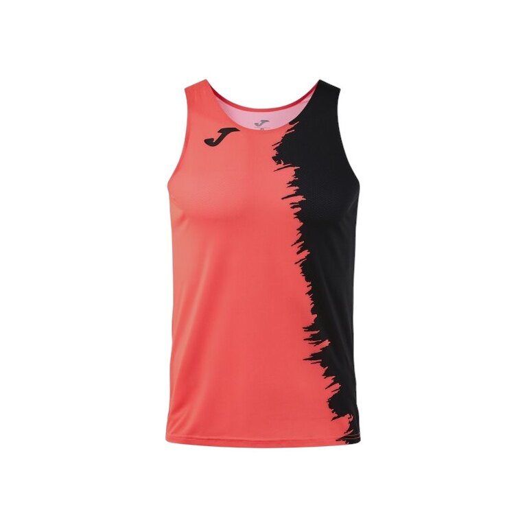 Joma Sport-Tank Top Picacho City (lekki, elastyczny materiał) koralowy/czarny mężczyźni