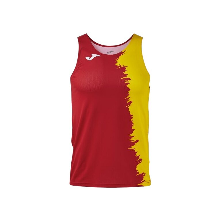 Joma Sport-Tank Top Picacho City (lekki, elastyczny materiał) czerwono/żółty męski