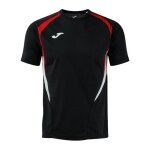 Joma Sport-Tshirt Championship 20 (wysoki komfort noszenia, rec. poliester) czarny/czerwony męski