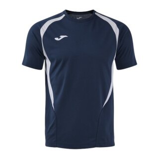 Joma Sport-Tshirt Championship 20 (wysoki komfort noszenia, recyklingowany poliester) granatowy/szary męski