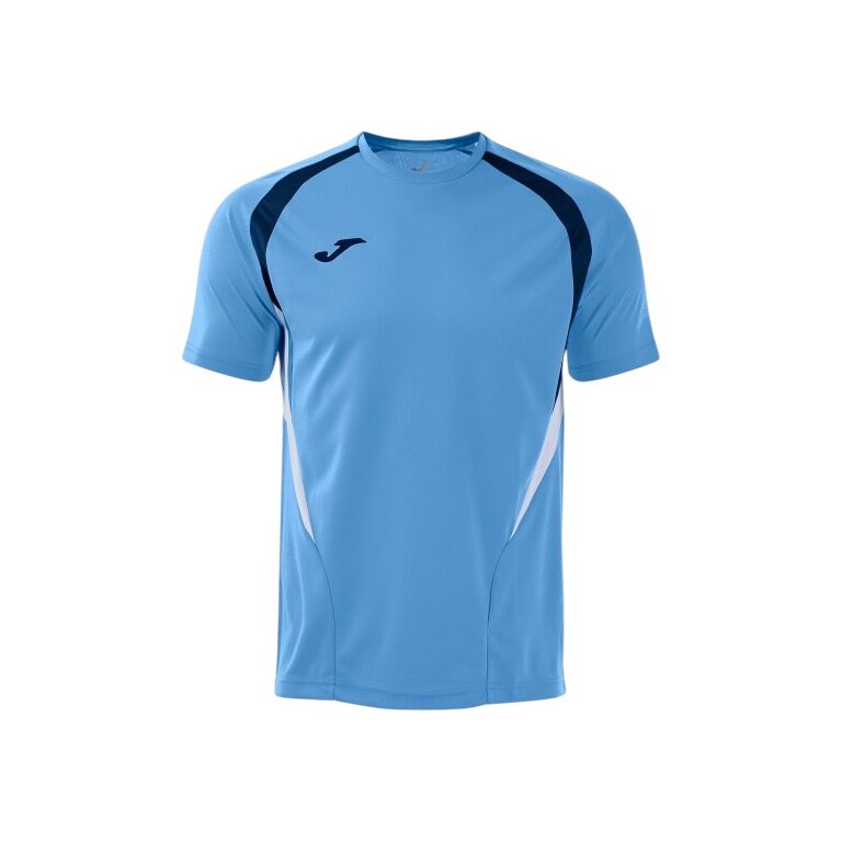 Joma Sport-Tshirt Championship 20 (wysoki komfort noszenia, rec. poliester) jasnoniebieski/ciemnoniebieski mężczyźni