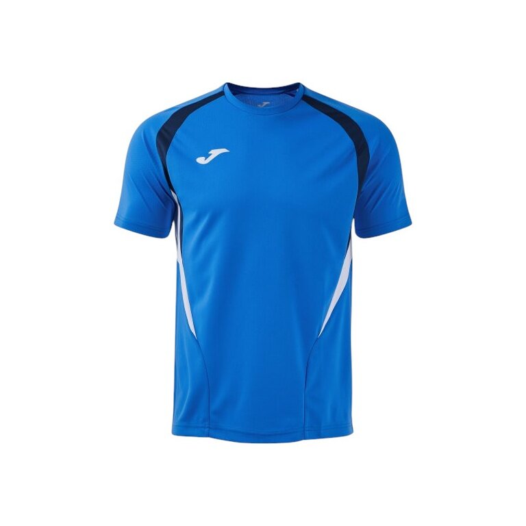 Joma Sport-Tshirt Championship 20 (wysoki komfort noszenia, rec. poliester) niebieski/granatowy męski