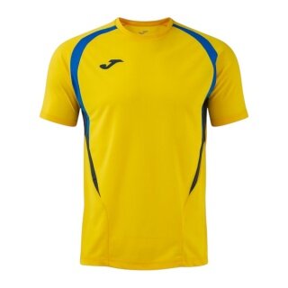Joma Sport-Tshirt Championship 20 (wysoki komfort noszenia, rec. poliester) żółty/royalblue męski