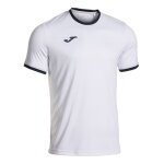 Joma Sport-Tshirt Combi Premium (100% poliester, oddychający) biały/granatowy męski