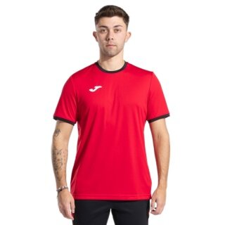 Koszulka sportowa Joma Combi Premium (100% poliester, oddychająca) czerwona/czarna męska