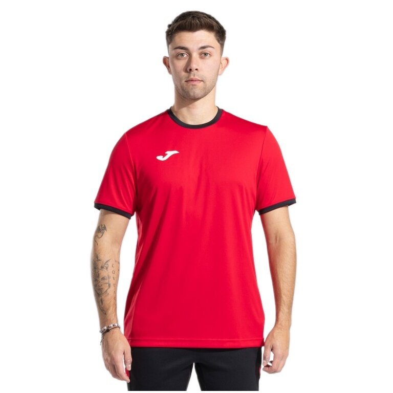 Koszulka sportowa Joma Combi Premium (100% poliester, oddychająca) czerwona/czarna męska