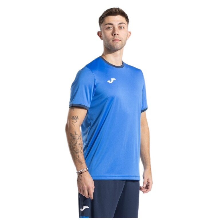 Koszulka sportowa Joma Combi Premium (100% poliester, oddychająca) królewski niebieski/marynarski dla mężczyzn
