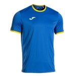 Joma Sport-Tshirt Combi Premium (100% poliester, oddychający) niebiesko-żółty męski