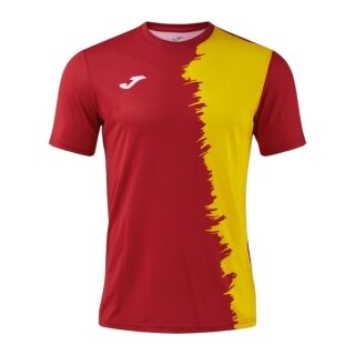 Koszulka sportowa Joma Picacho City (lekki, elastyczny materiał) czerwona/żółta męska