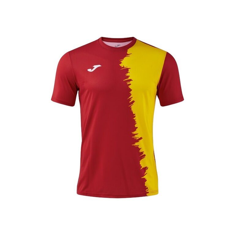 Koszulka sportowa Joma Picacho City (lekki, elastyczny materiał) czerwona/żółta męska